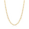 Gold Paperclip Chunky Chain Necklace