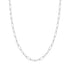 Silver Link Charm Chain Necklace