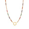 Gold Rainbow Chain Connector Necklace
