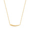 Gold Arrow Bar Necklace