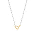Silver Arrow Link Chunky Chain Necklace