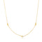 Gold Twisted Wave Chain Necklace