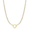 Gold Sparkle Chain Charm Connector Necklace