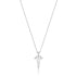 Silver Geometric Point Pendant Necklace