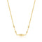 Gold Geometric Chain Necklace