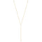 Gold Sparkle Point Y Necklace