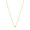 14kt Gold Triple Natural Diamond Necklace