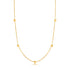 14kt Gold Beaded Necklace