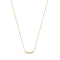 14kt Gold Magma Curve Diamond Necklace