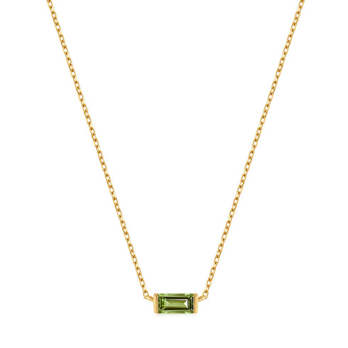 14kt Gold Tourmaline Necklace