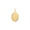 Gold Oval Charm