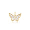 Gold Mother Of Pearl Butterfly Charm