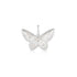 Silver Mother Of Pearl Butterfly Charm