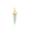 Gold Amazonite Drop Charm