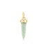 Gold Amazonite Drop Charm