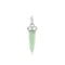 Silver Amazonite Drop Charm