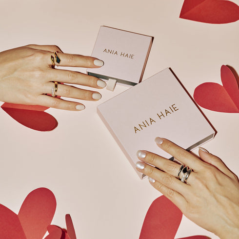 Gold Black Agate Wrap Adjustable Ring