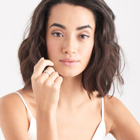 Turquoise Adjustable Silver Ring