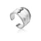 Silver Crush Wide Adjustable Ring