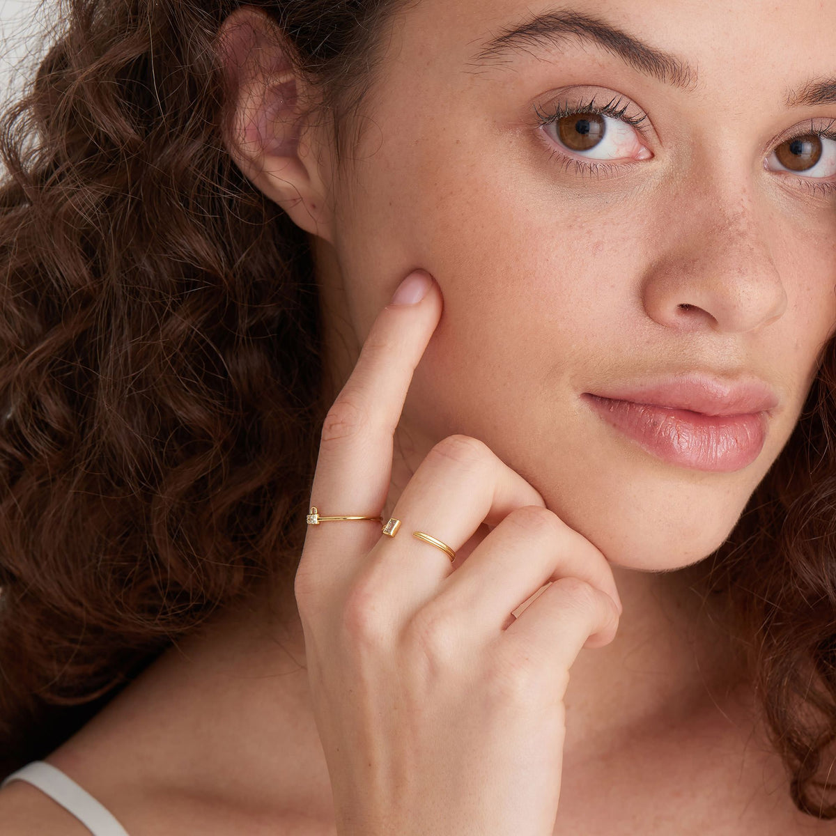 Ania Haie Geometry Wide Adjustable Ring