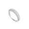 Silver Pavé Dome Ring
