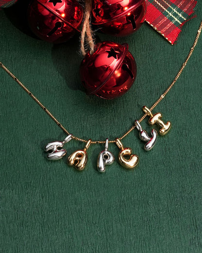 Gold A Letter Charm