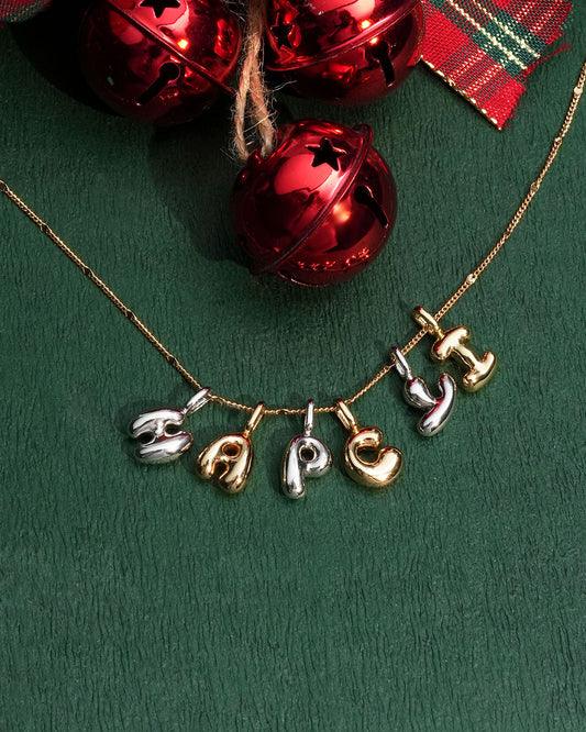 Silver H Letter Charm