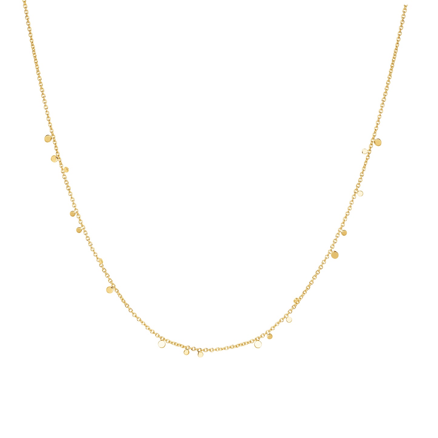 Aimee Joelle Nova Gold Satellite Chain Necklace