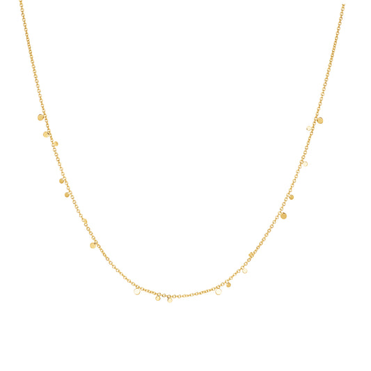 Aimee Joelle Nova Gold Satellite Chain Necklace