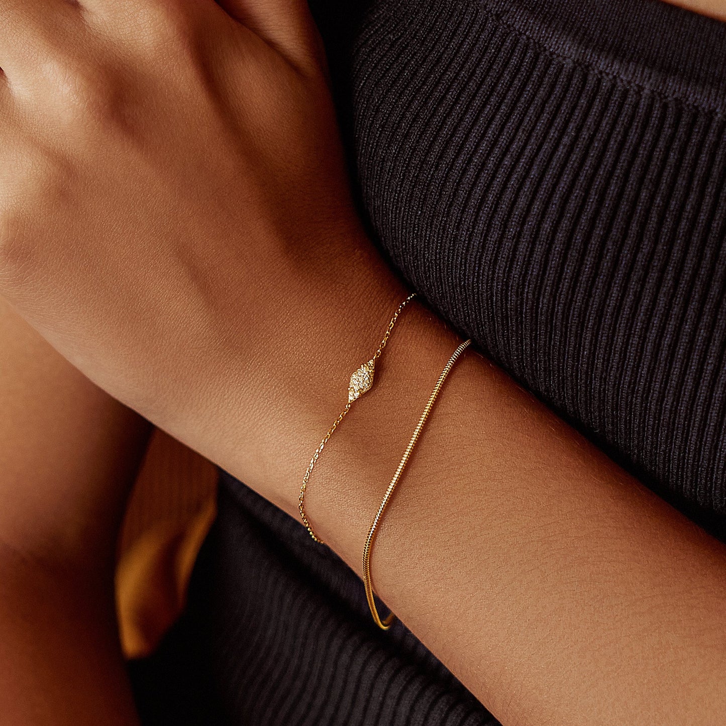 Gold Pavé Sparkle Bracelet