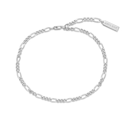 Silver Filia Curb Chain Bracelet