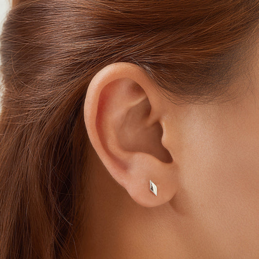 Silver Sparkle Studs