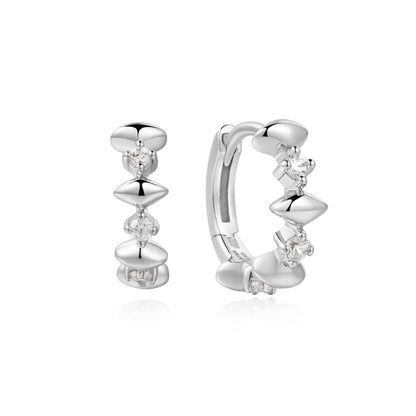 Silver Sparkle Huggies