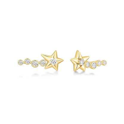 Gold Sparkling Meteor Climbers