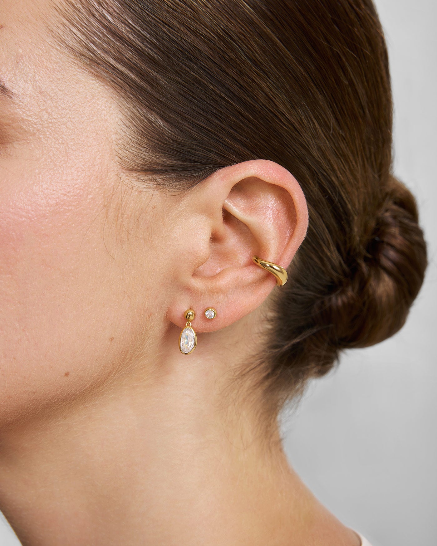 Gold Wave Ear Cuff