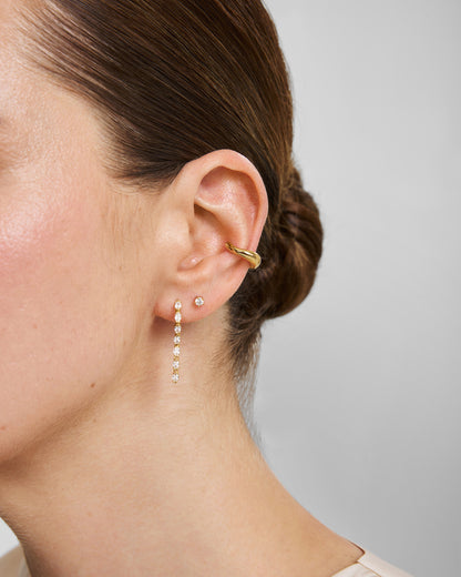 Gold Wave Ear Cuff
