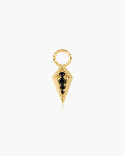 Gold Rhombus Earring Charm