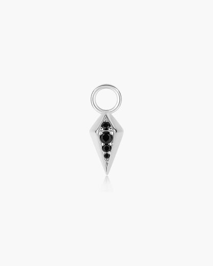 Silver Rhombus Earring Charm