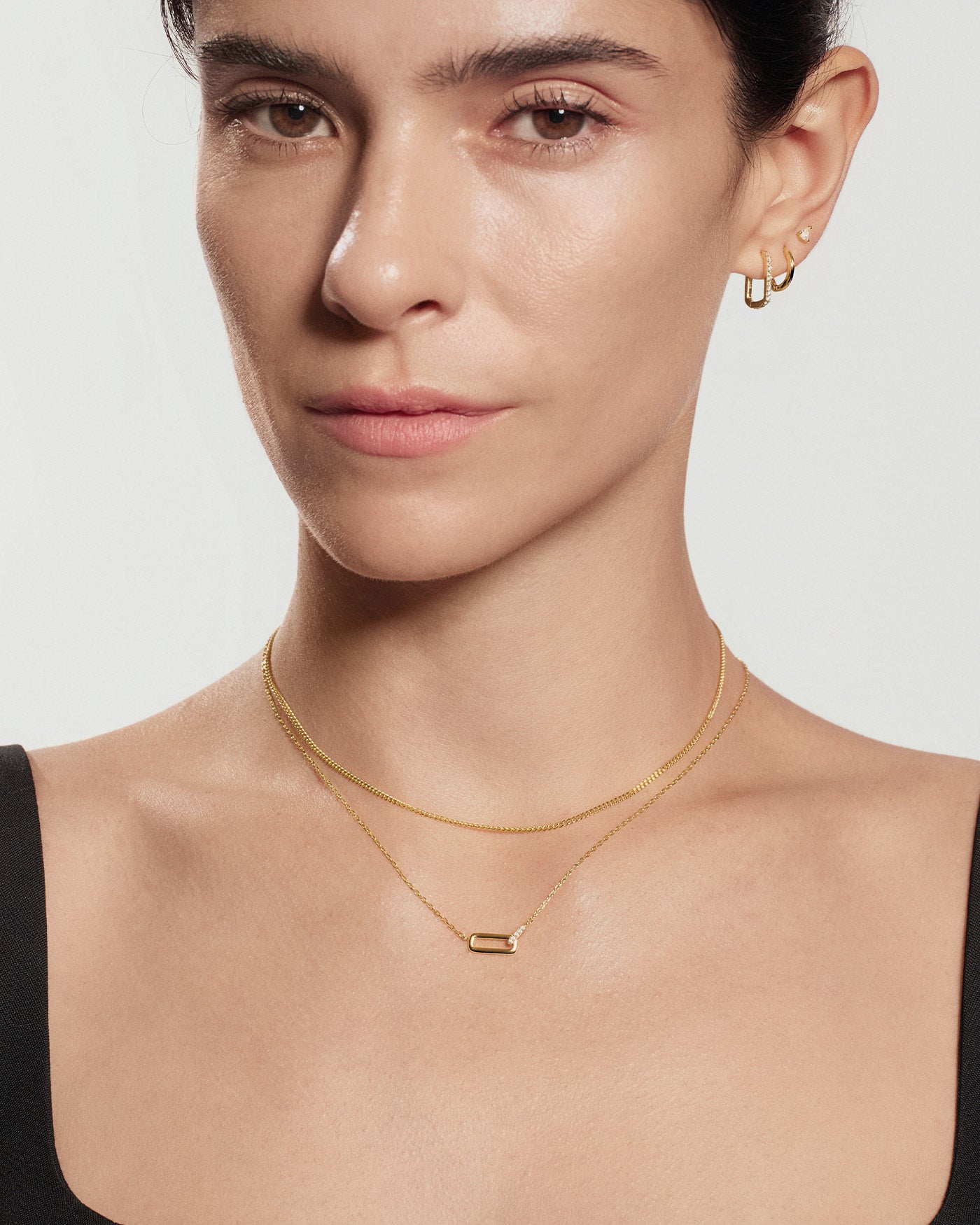 Ania Haie Gold Glam Interlock Necklace lifestyle