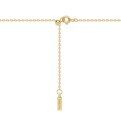 Gold Tiger Eye Droplet Pendant Necklace