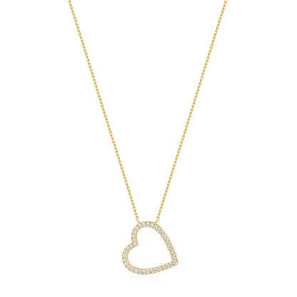 Gold Heart Necklace