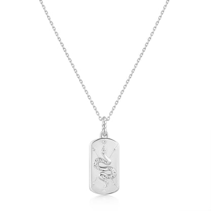 Silver Serpent Necklace