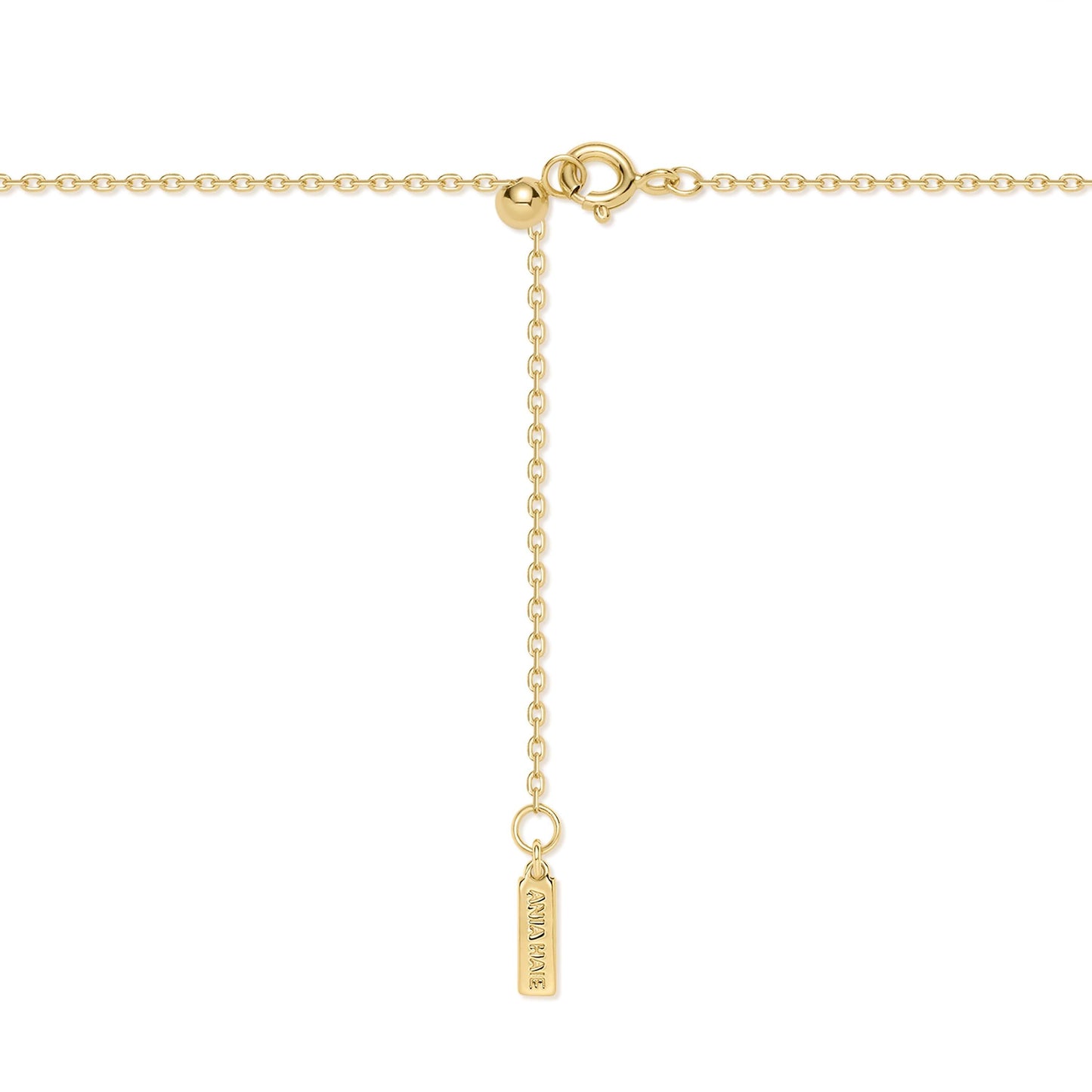 Gold Reversible Horn Necklace