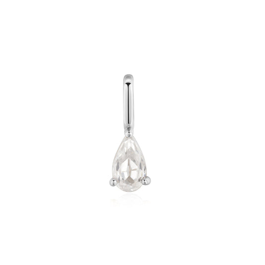 Silver Tear Drop Charm