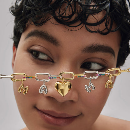 Gold A Letter Charm