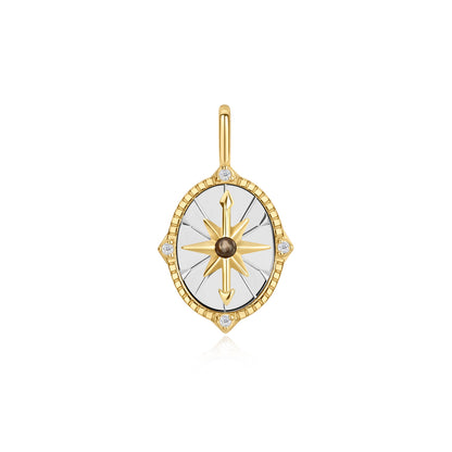 Two Tone Star Disc Charm