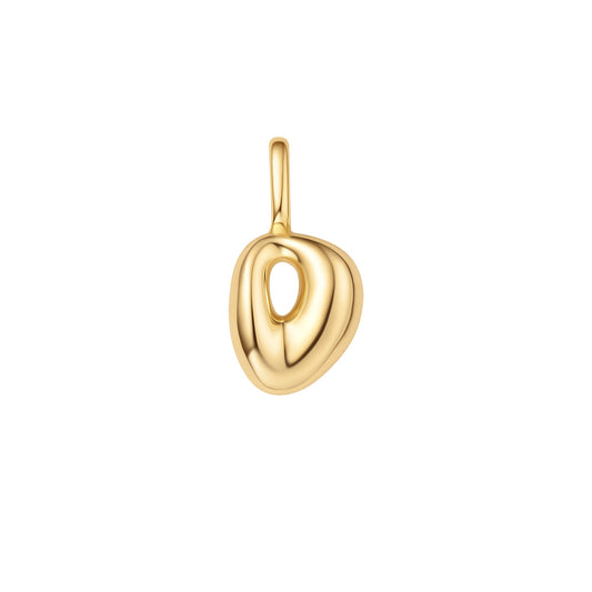 Gold D Letter Charm