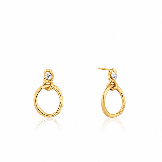 Perri Foia Cachet Hollow Drop Earrings