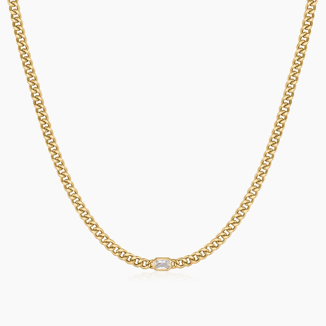 Perri Foia Leo Curb Link Necklace