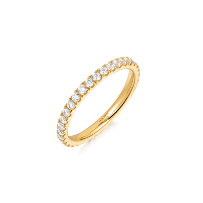 Close-up of Ania Haie Gold Pavé Ring